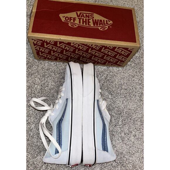 VANS SK8-LOW‎ (UTILITY POP) Light BLUE/WHITE Size 5.0 Men’s 6.5 Women’s - Picture 9 of 13